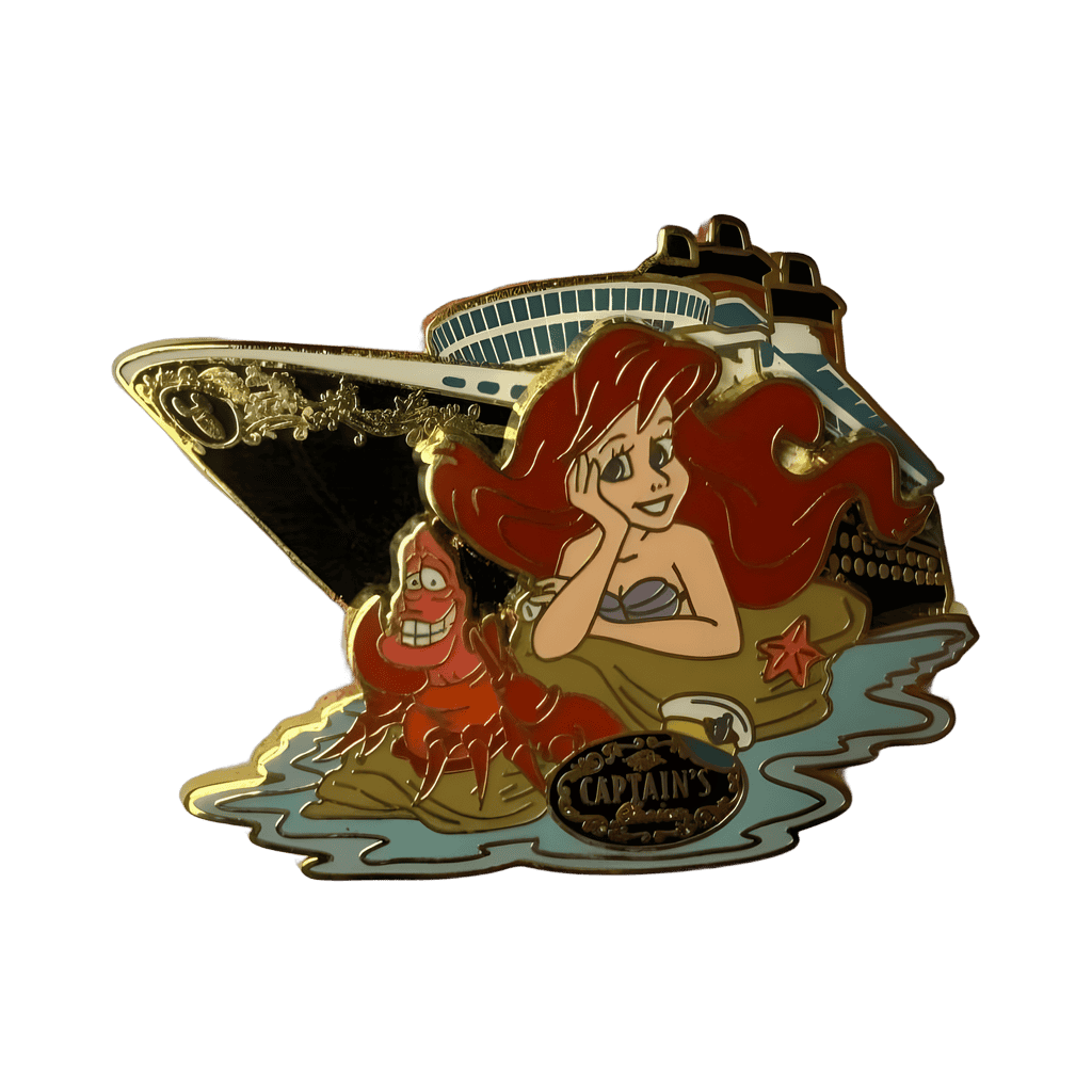 Ariel & Sebastian Disney pin