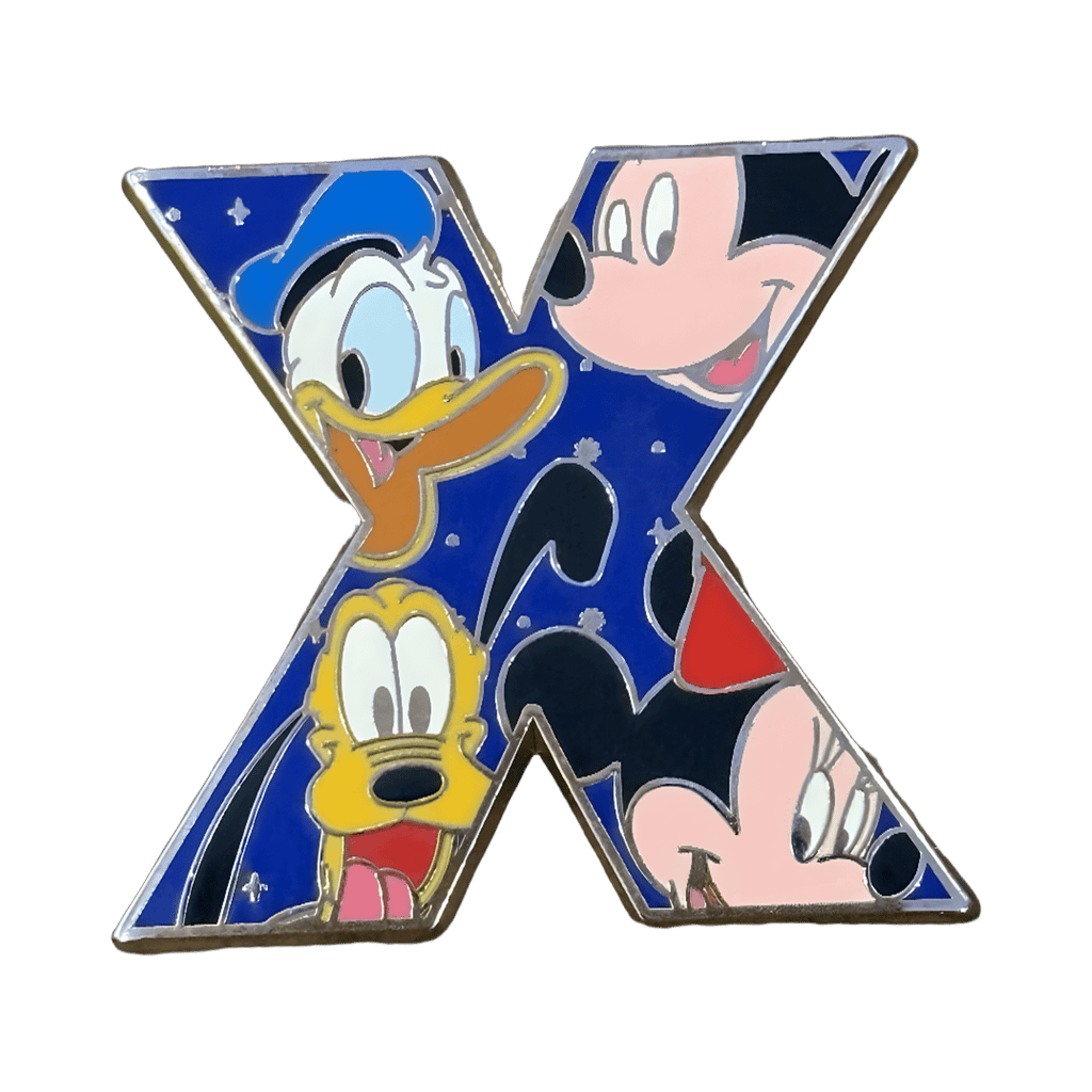 X Donald, Pluto, Mickey and Minnie Disney pin