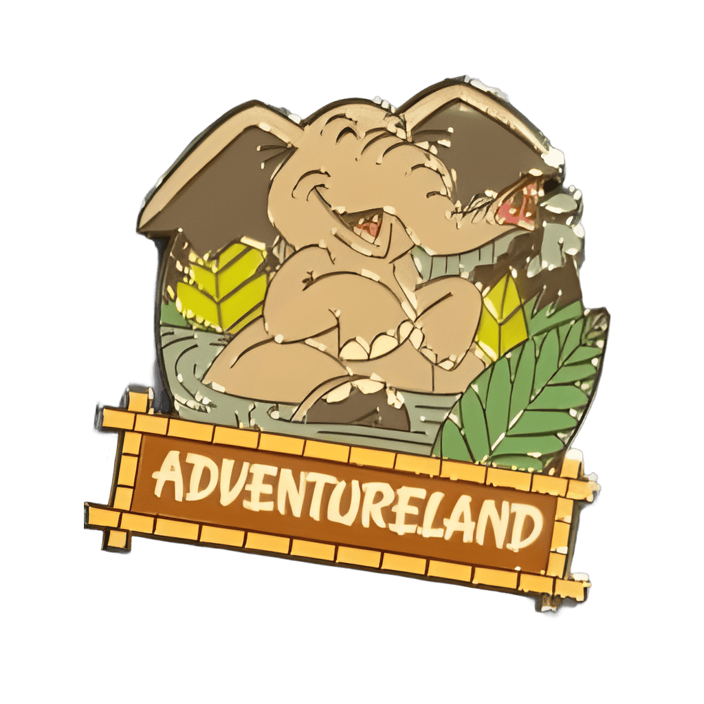 Adventureland (Elephant) Disney pin
