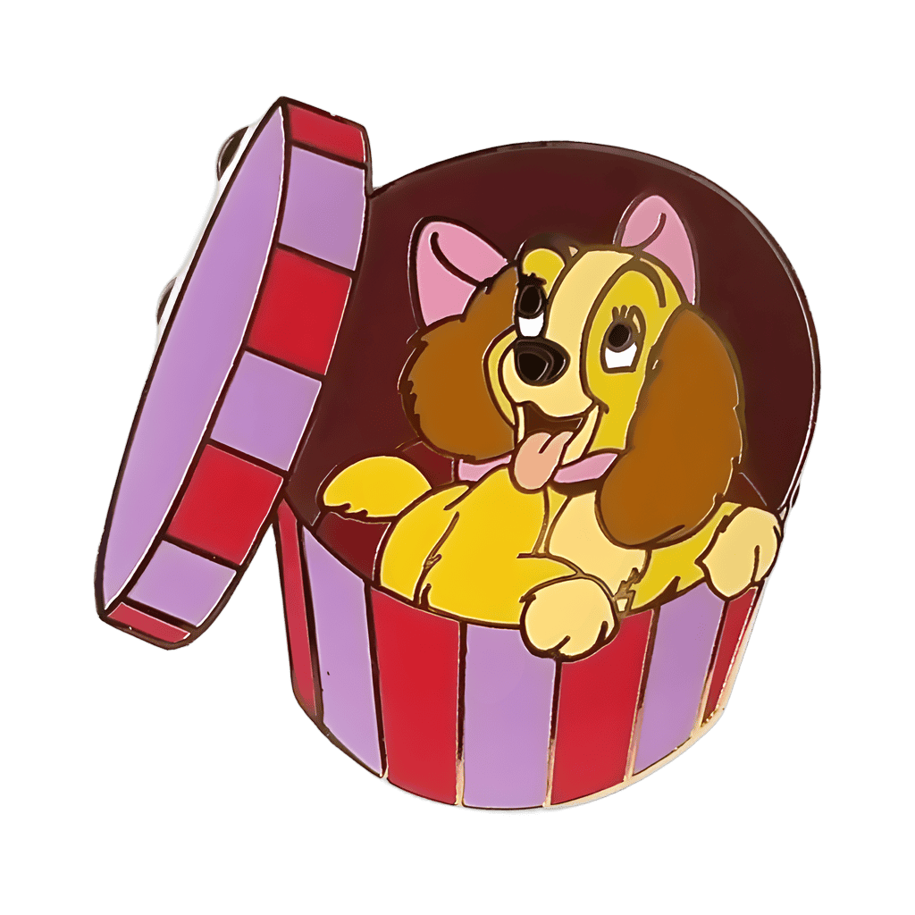 Lady in a Hat Box Disney pin