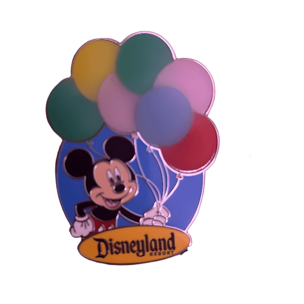 Disneyland Mickey holding Balloons Disney pin