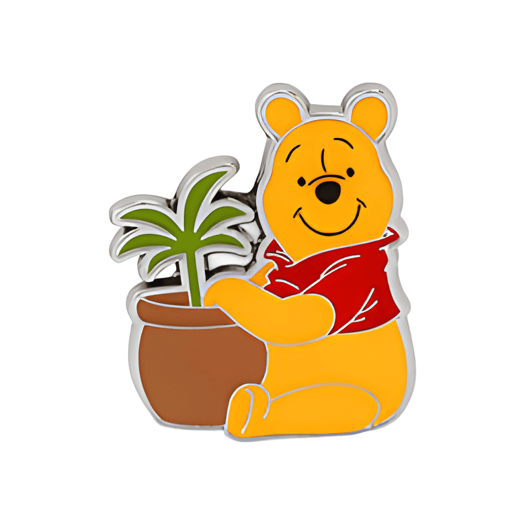 Winnie The Pooh and Potted Plant Disney pin