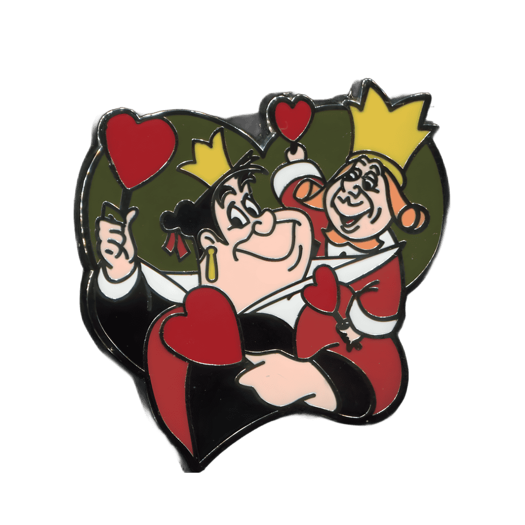 King and Queen of Hearts Disney pin