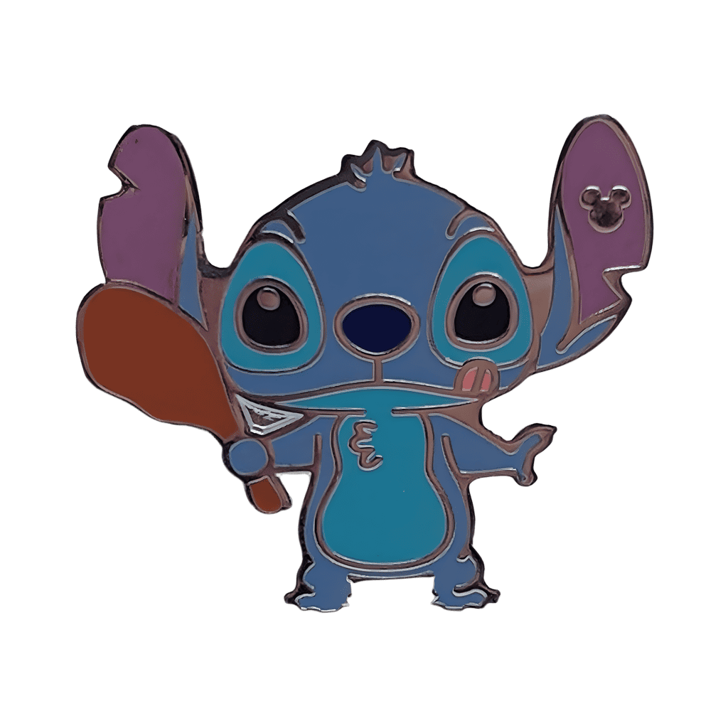 Stitch eating Turkey Leg Disney pin