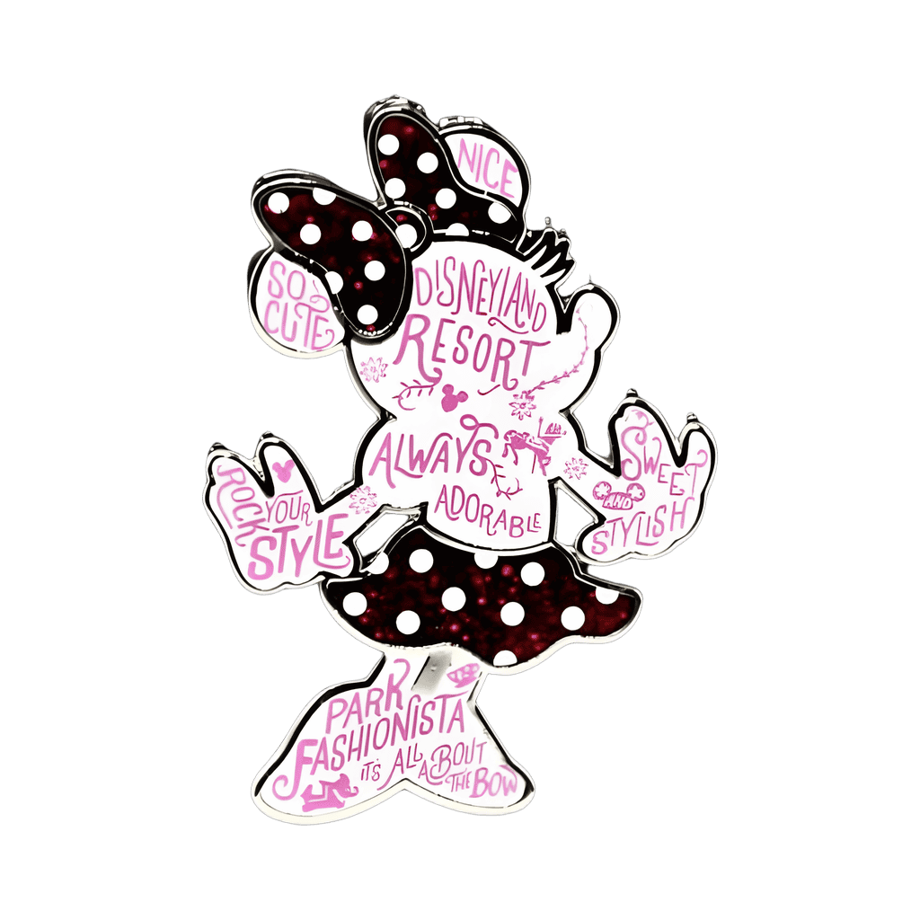 Minnie - Word Filled Disney pin