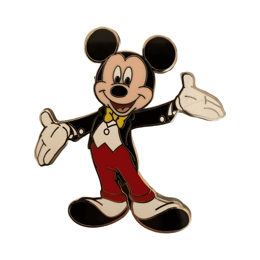 Movie Star - Red and White Tuxedo - Mickey Mouse Disney pin