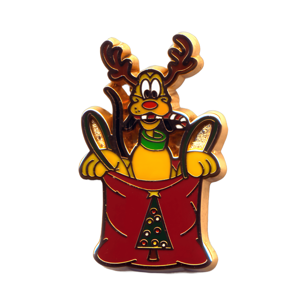 Reindeer Pluto Surprise/Completer Pin - Small Disney pin