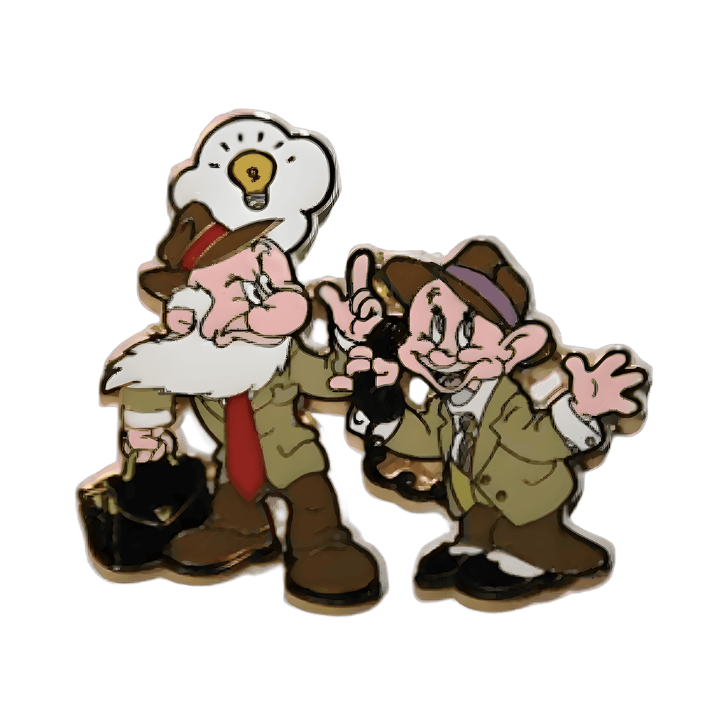 Grumpy and Dopey (1940s) Disney pin