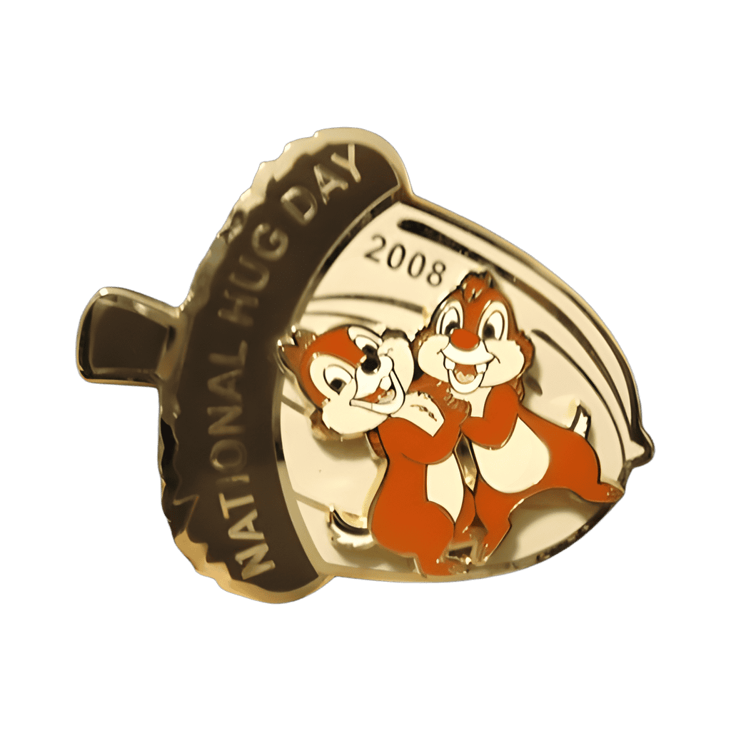 National Hug Day - Chip & Dale Disney pin