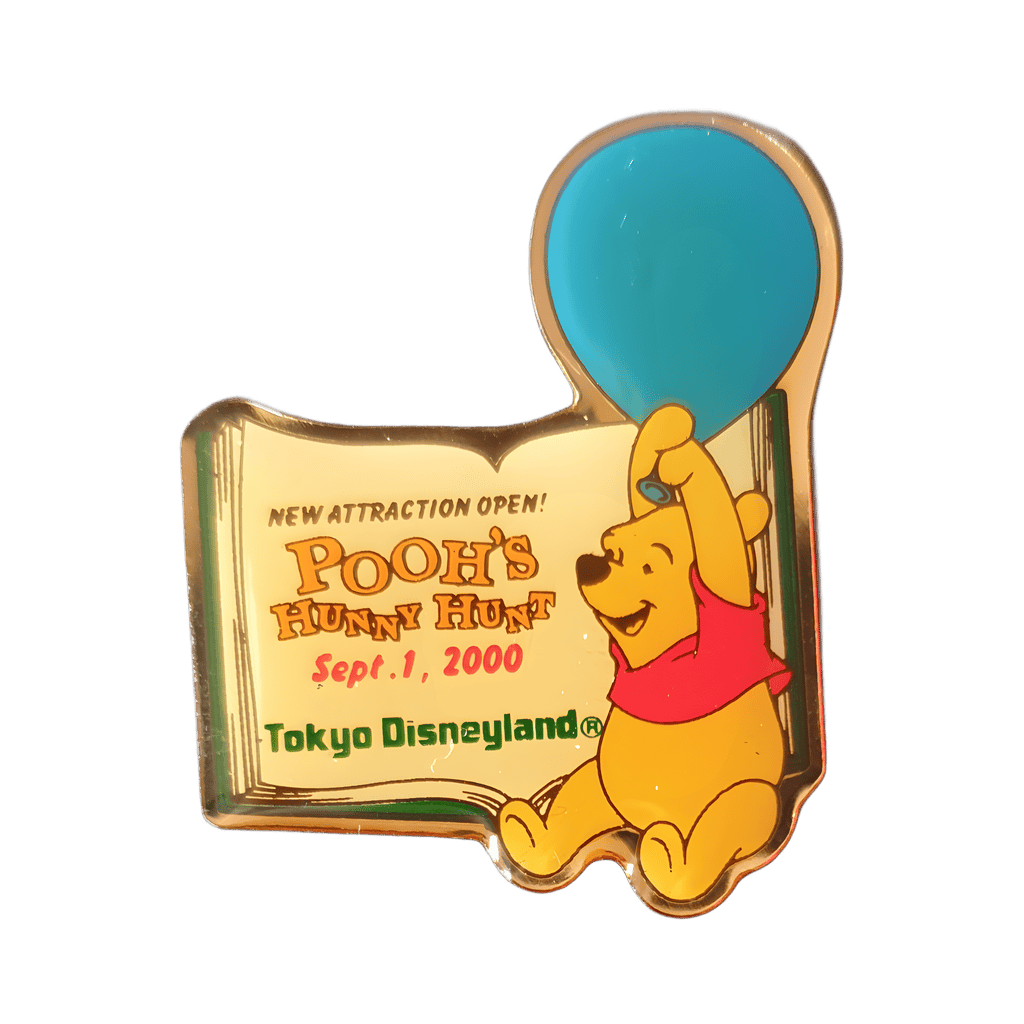 Pooh's Hunny Hunt "New Attraction Open!" Disney pin