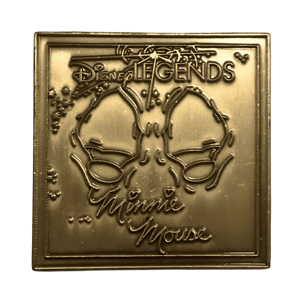 Disney Legends — Minnie Mouse footprints Disney pin