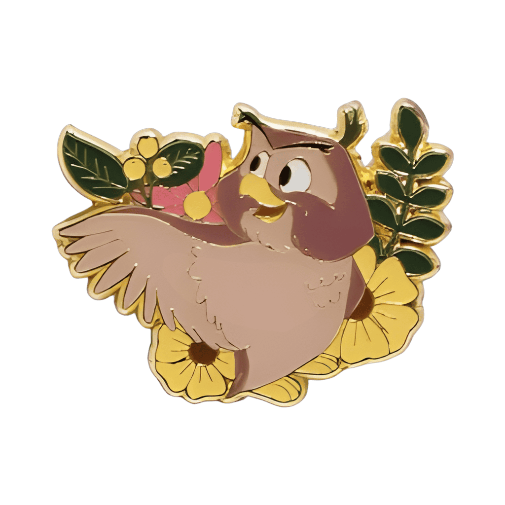 Owl from Sleeping Beauty Disney pin