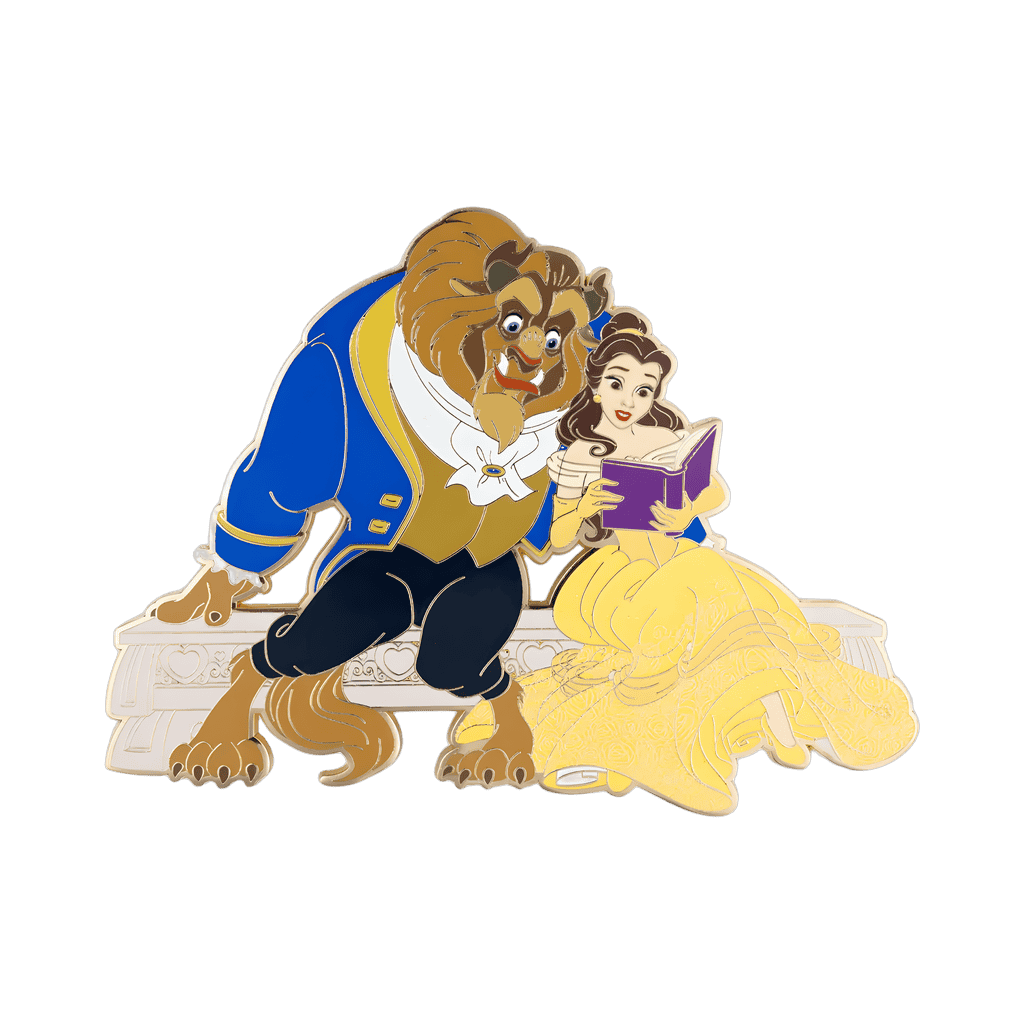 Belle and The Beast Reading Disney pin