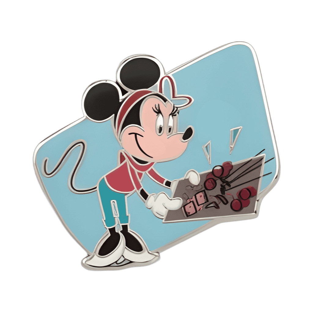 Pin #5 - Minnie with Platter Disney pin