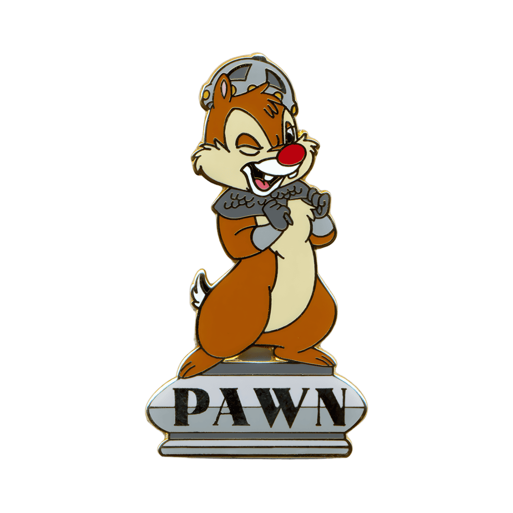 Dale - Silver Pawn #2 Disney pin
