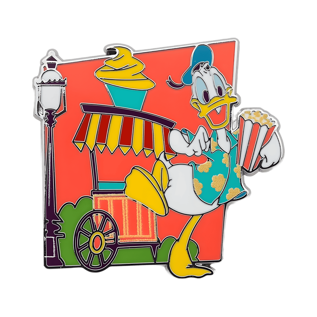 Donald with the Snack Cart Disney pin