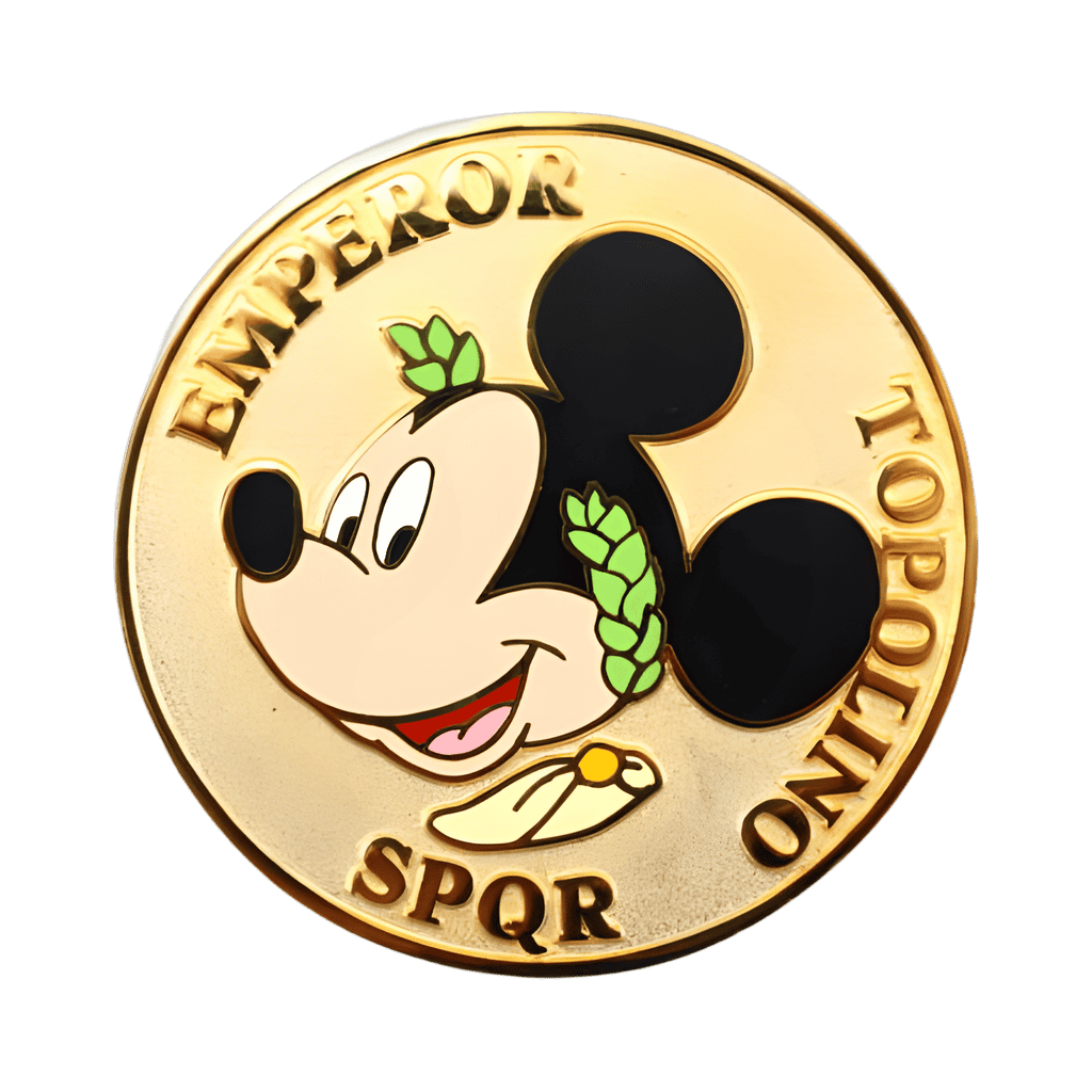 Emperor Mickey Mouse Disney pin