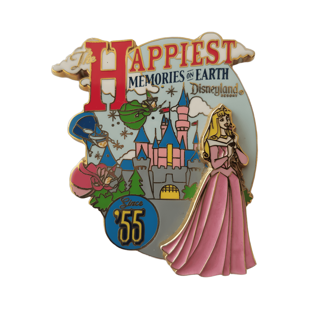 Sleeping Beauty and Three Fairies at Sleeping Beauty Castle Disney pin