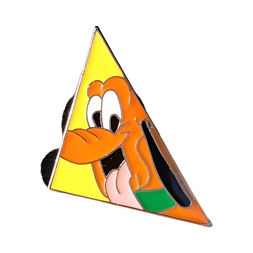 Tangram Pin Set - Mickey Mouse and Friends - Pluto (Yellow Triangle) Disney pin