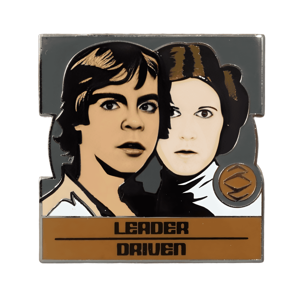 Luke Skywalker & Princess Leia CHASER Disney pin
