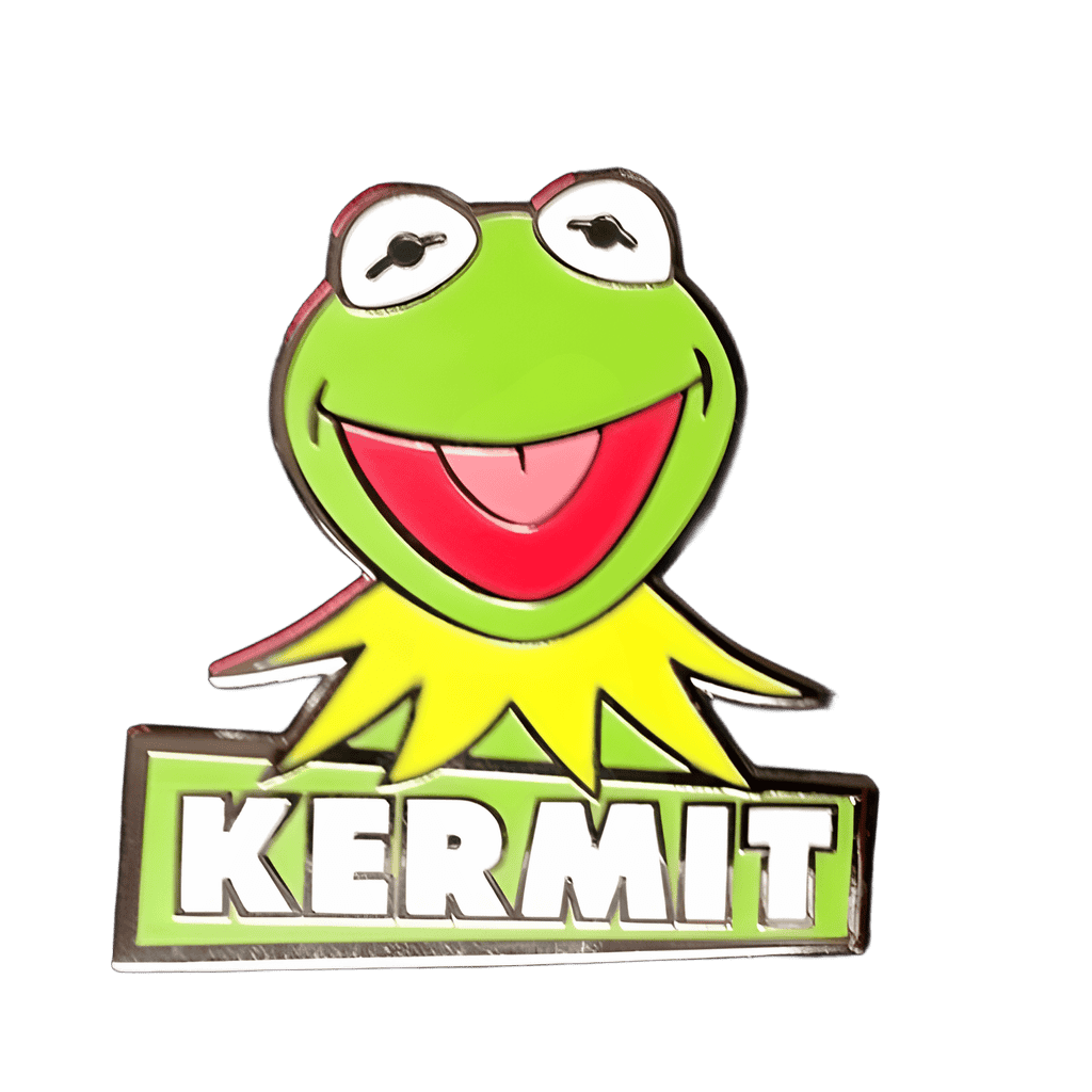 Kermit Nameplate Disney pin