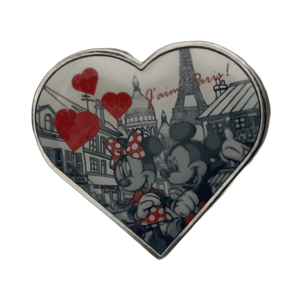 Heart Mickey Minnie Disney pin