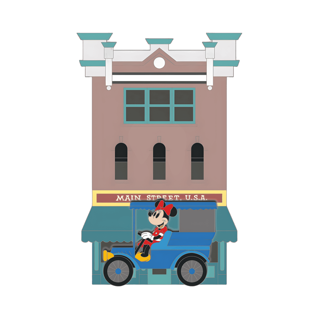 Minnie Mouse in Jitney on Main Street, U.S.A. Disney pin
