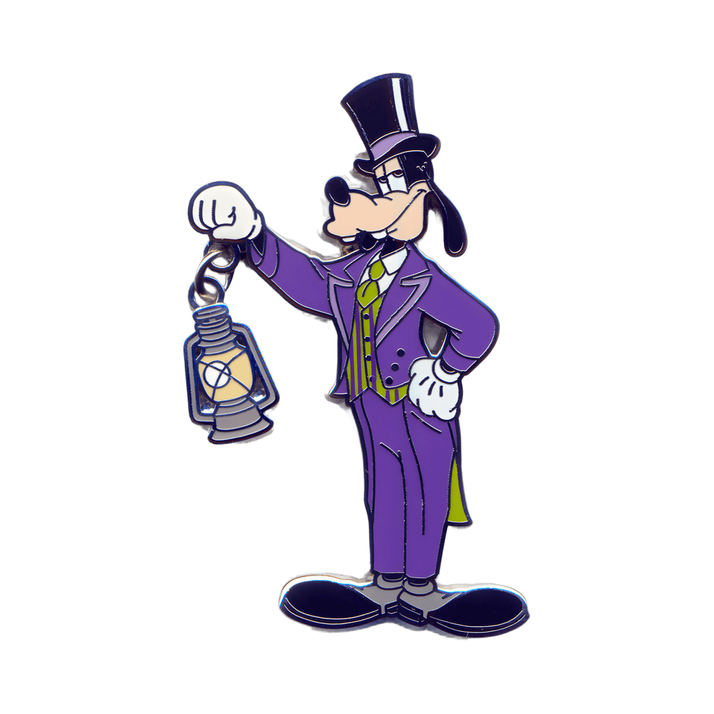 Goofy as Phantom Manor Cast Member Holding a Lamp Disney pin