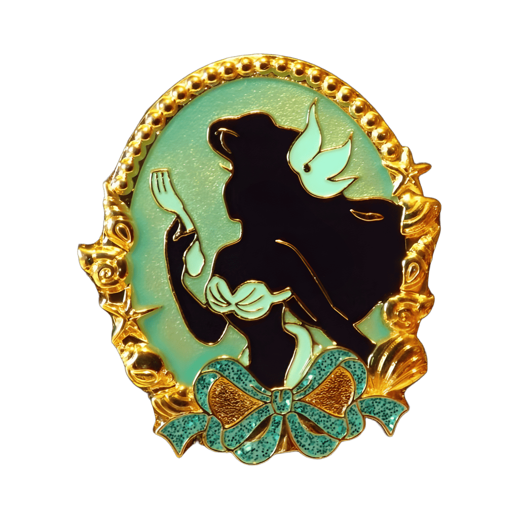 Ariel Silhouette Disney pin