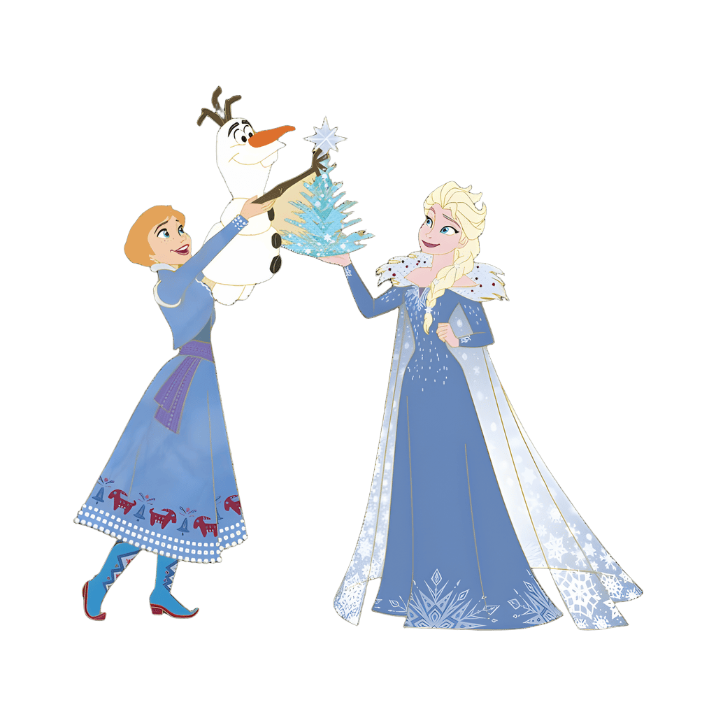Olaf's Frozen Adventure with Anna & Elsa Disney pin