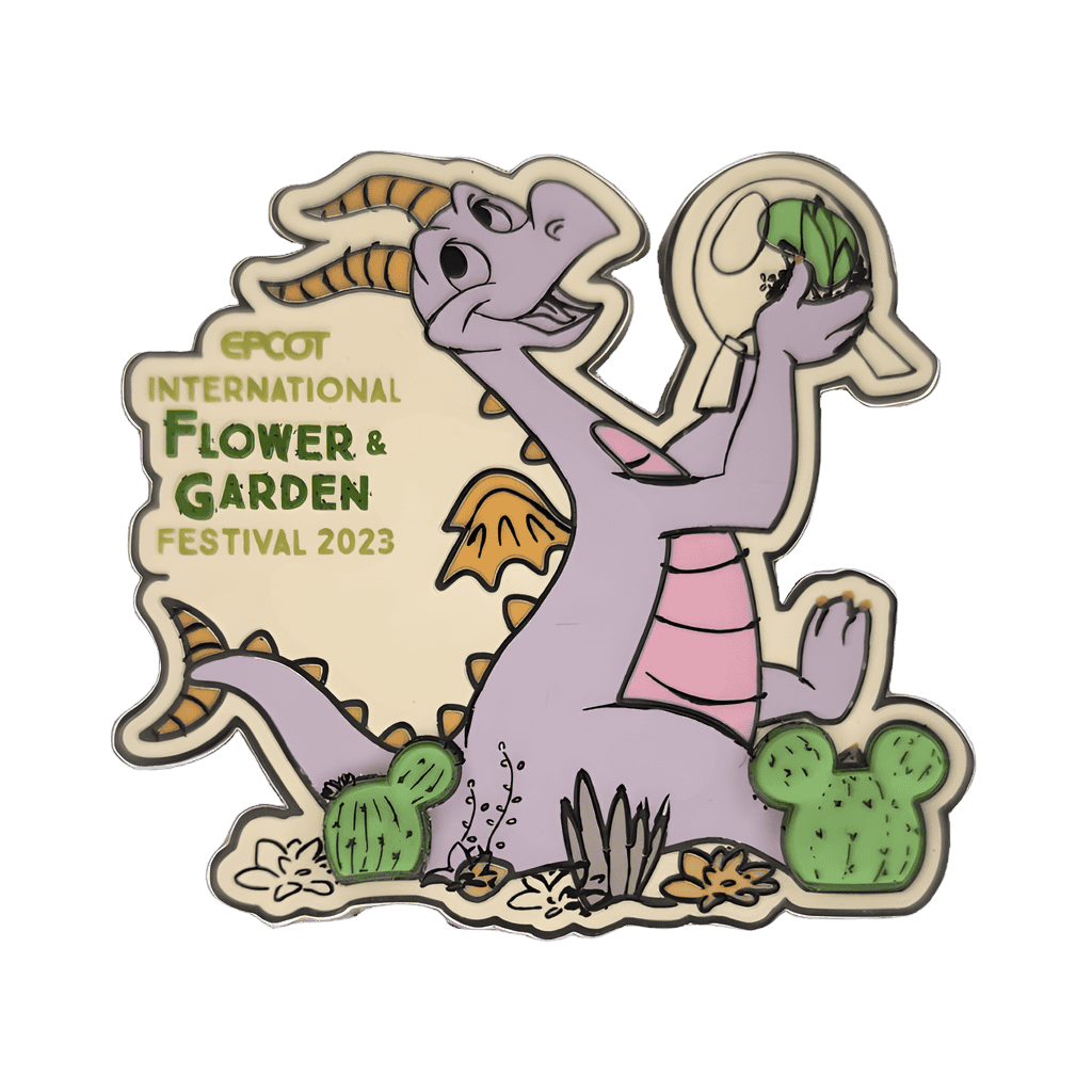 Figment with Cactuses Disney pin