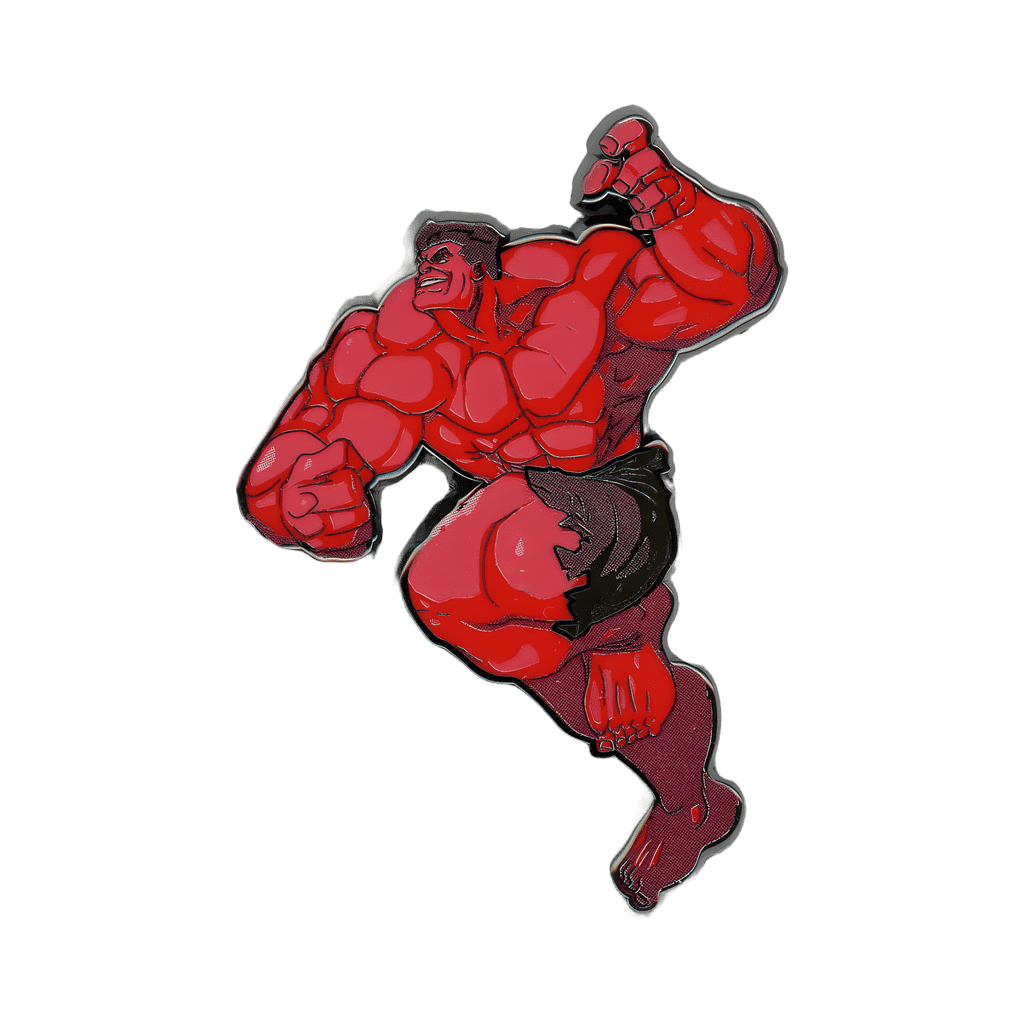 Red Hulk Disney pin