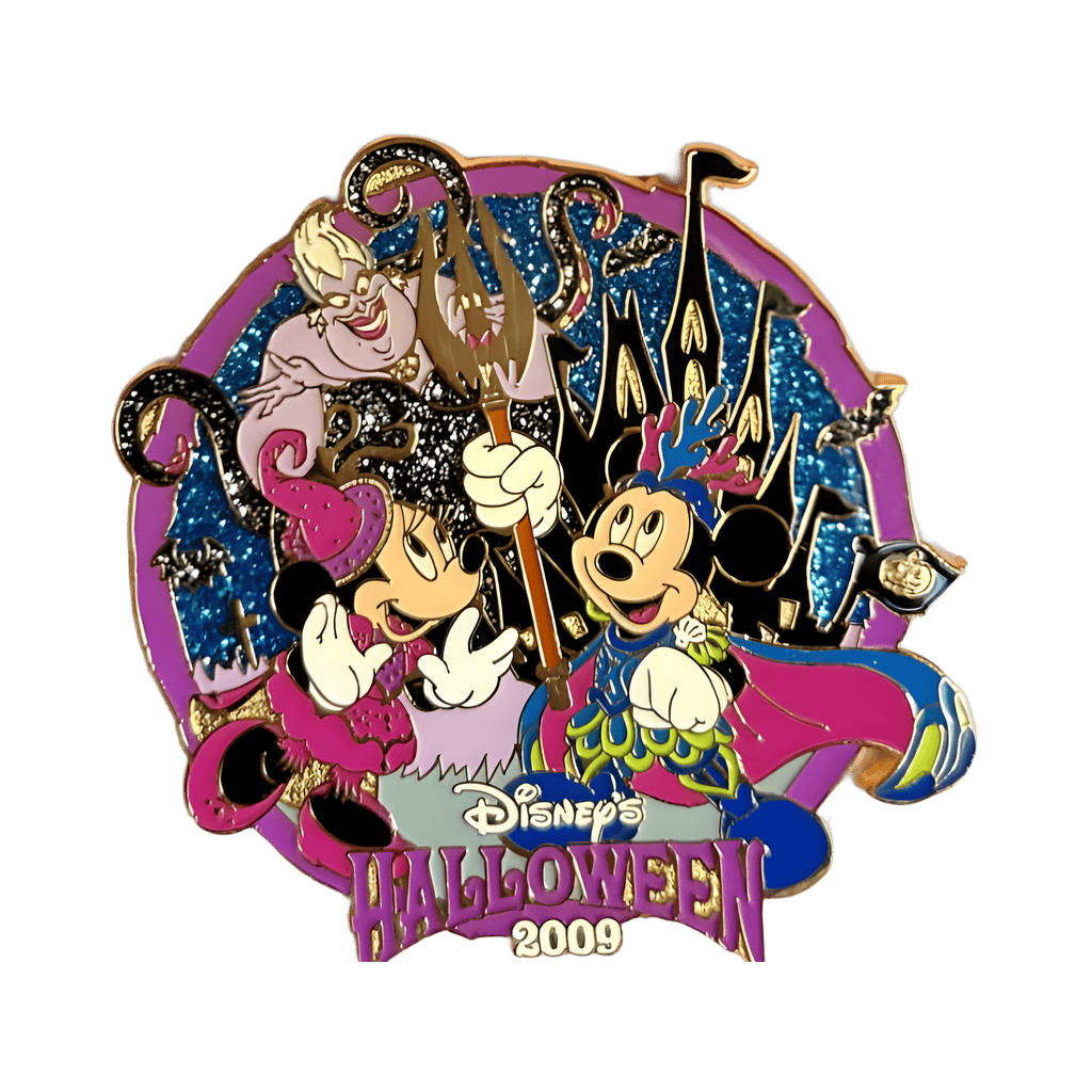 Mickey, Minnie and Ursula Halloween Disney pin