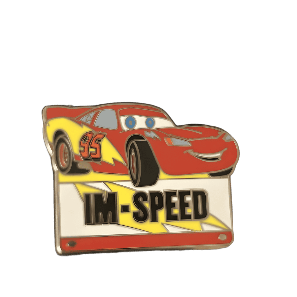 Mc Queen IM-SPEED Disney pin