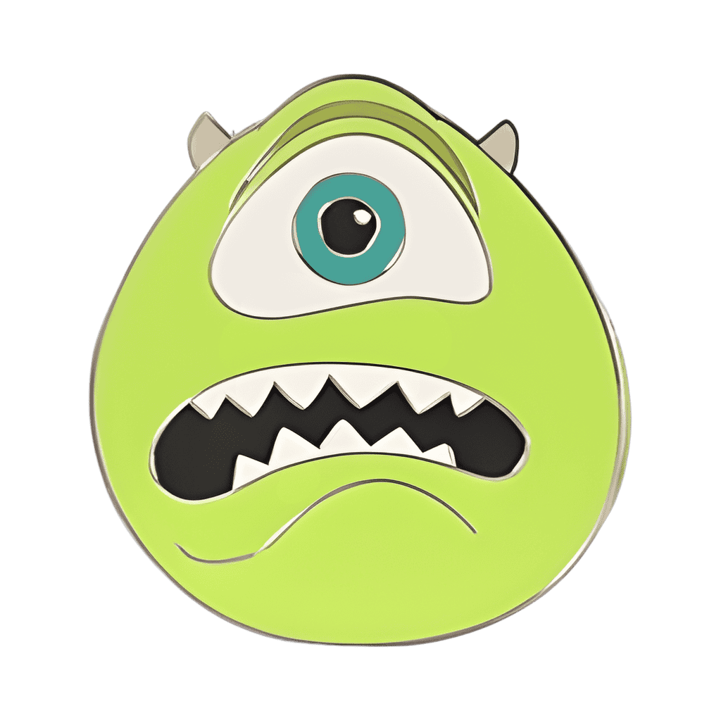 Mike Wazowski Scared Disney pin