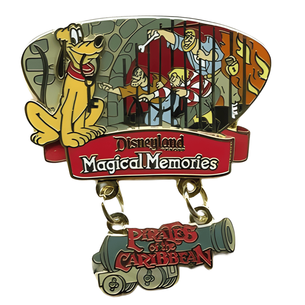 Pirates of the Caribbean Jail Scene - Pluto Disney pin