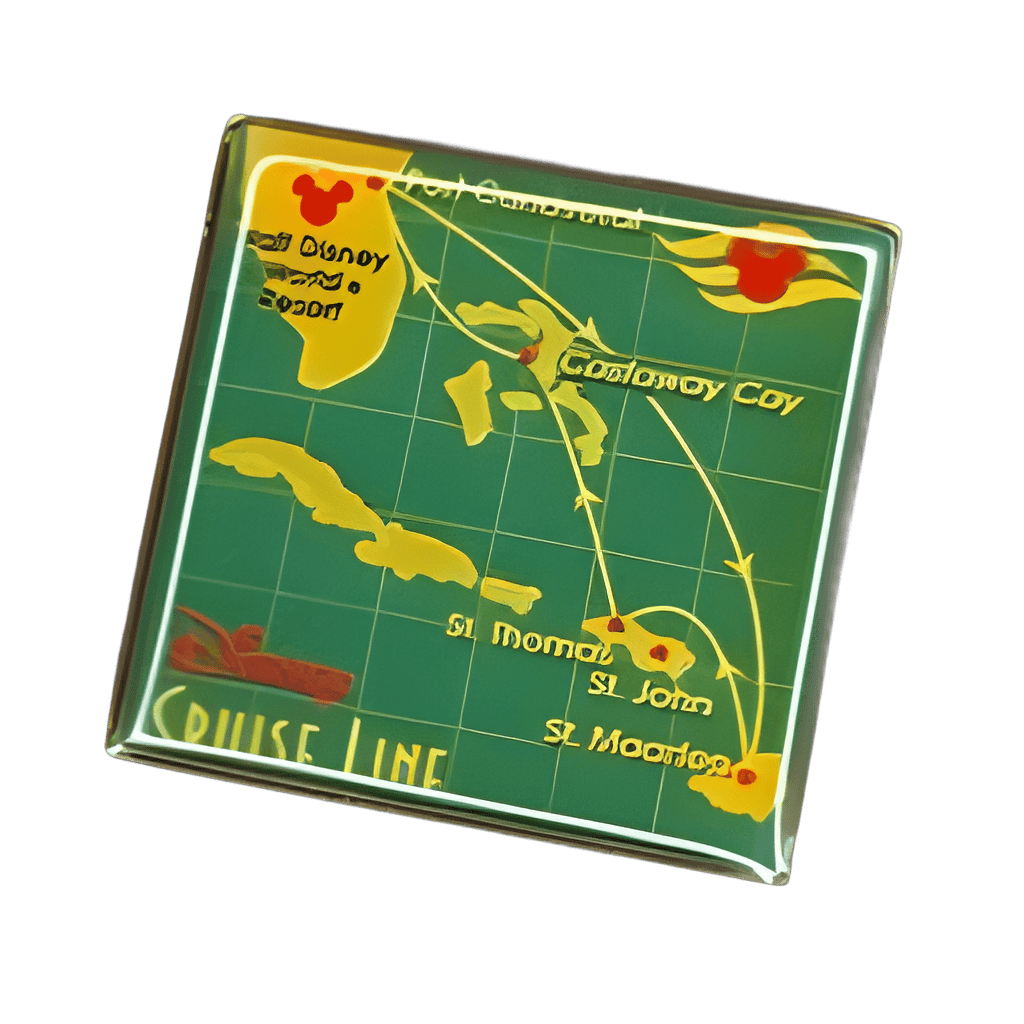 Eastern Caribbean Itinerary Disney pin