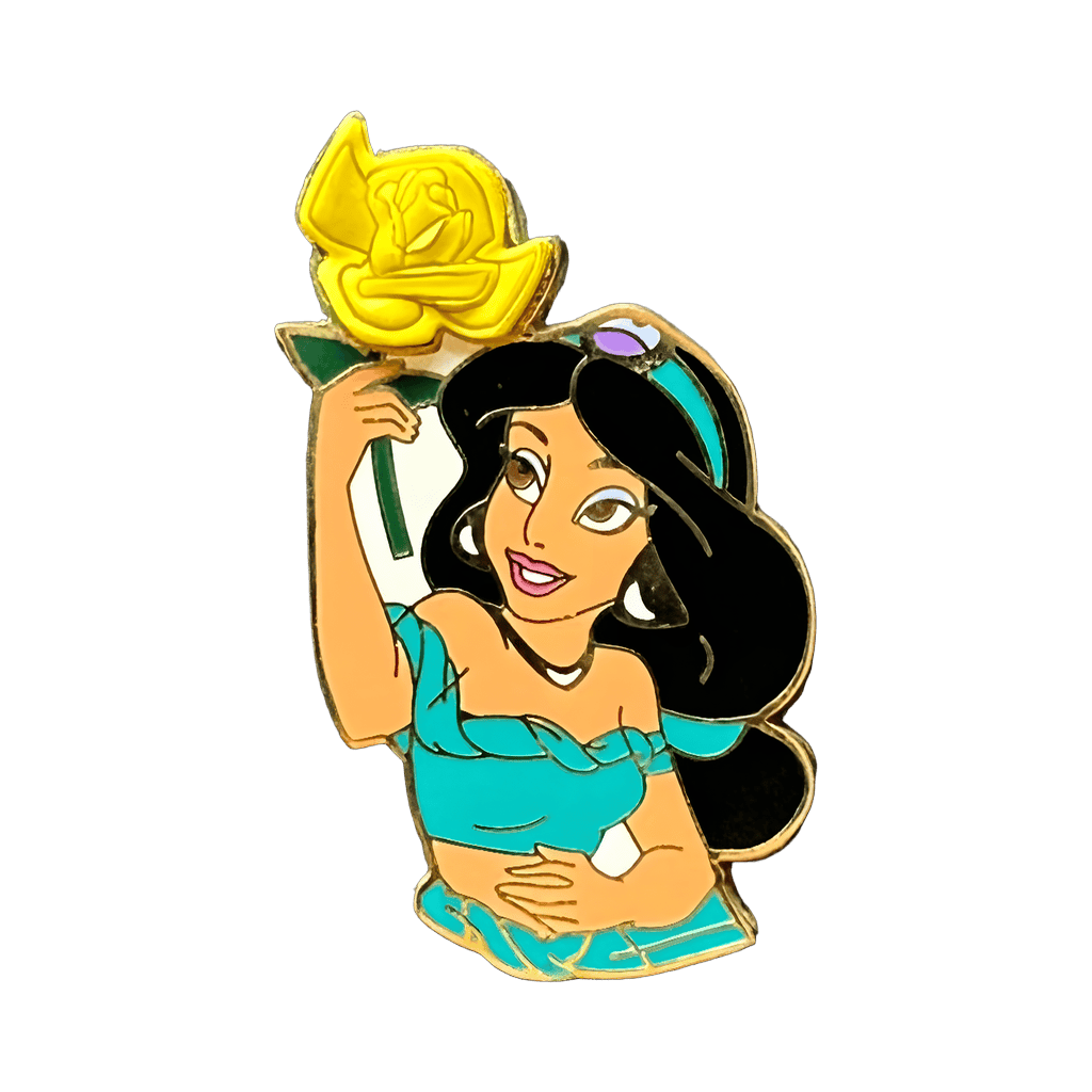 Jasmine Yellow Rose Disney pin