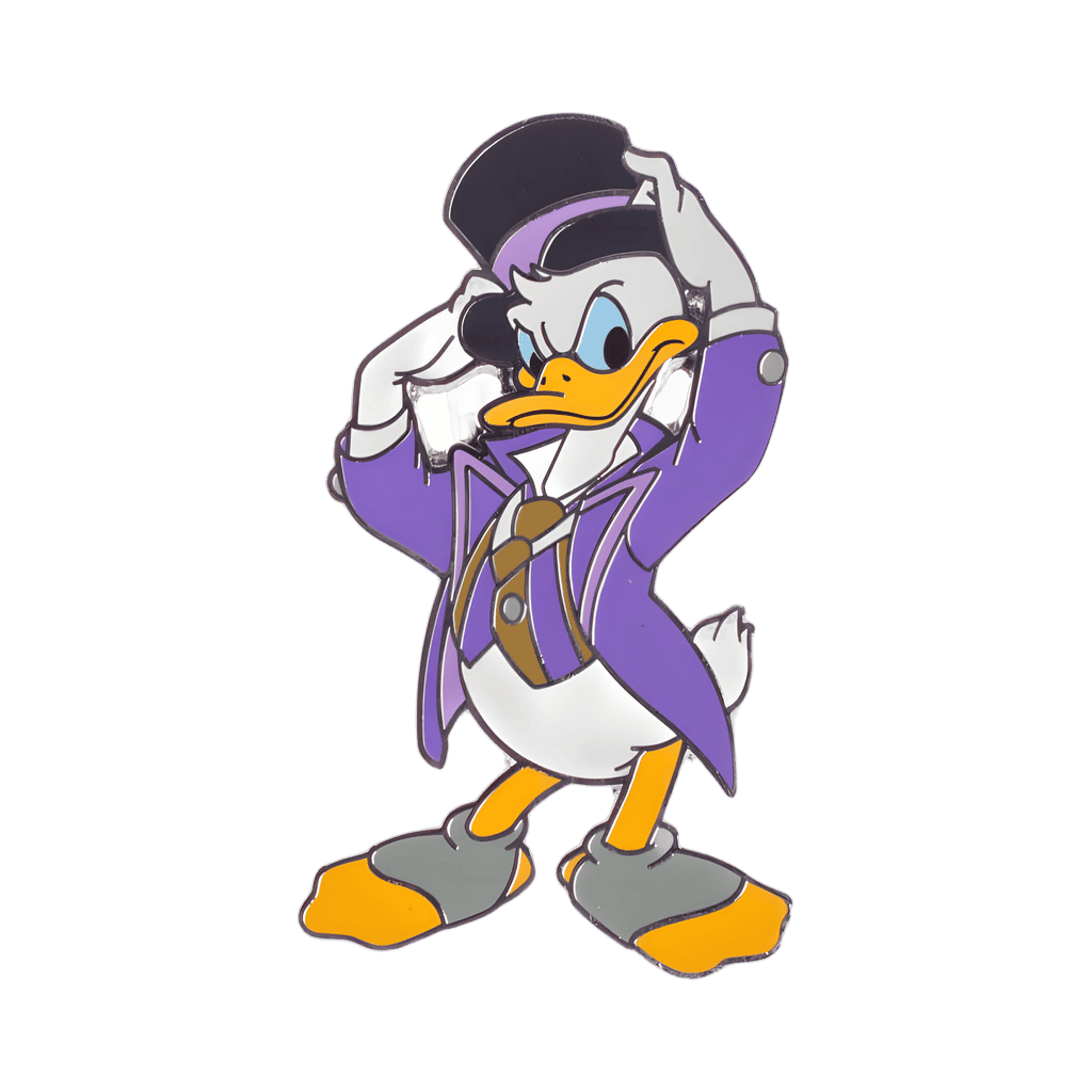 Donald Duck in Purple Cast Member Suit Disney pin
