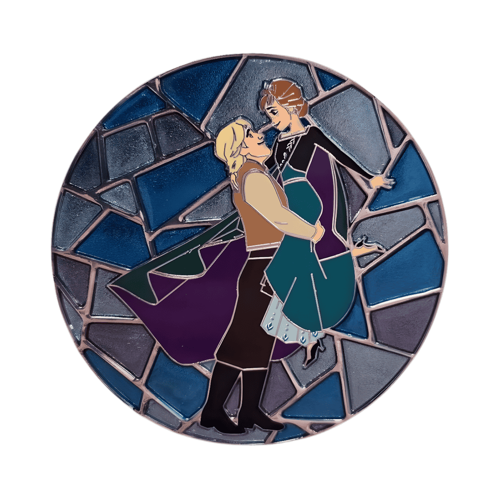 Anna and Kristoff GPP Magical Mosaic Mystery Disney pin