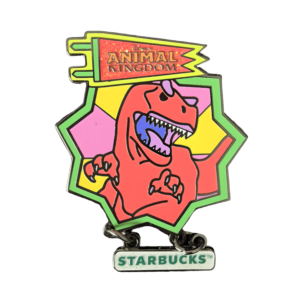 Starbucks Dinosaur Disney pin