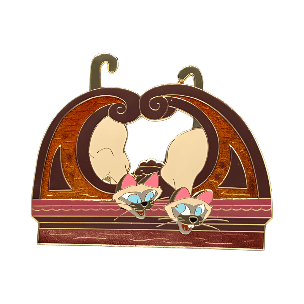 Si & Am on the cupboard Disney pin