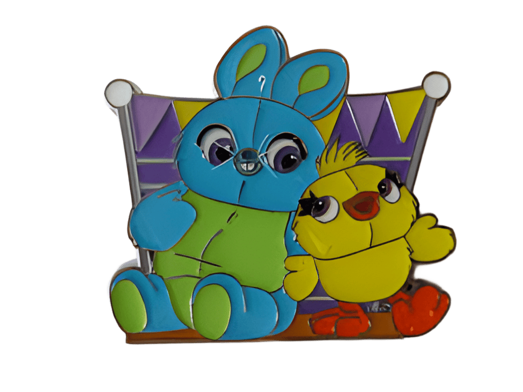 Ducky and Bunny Disney pin