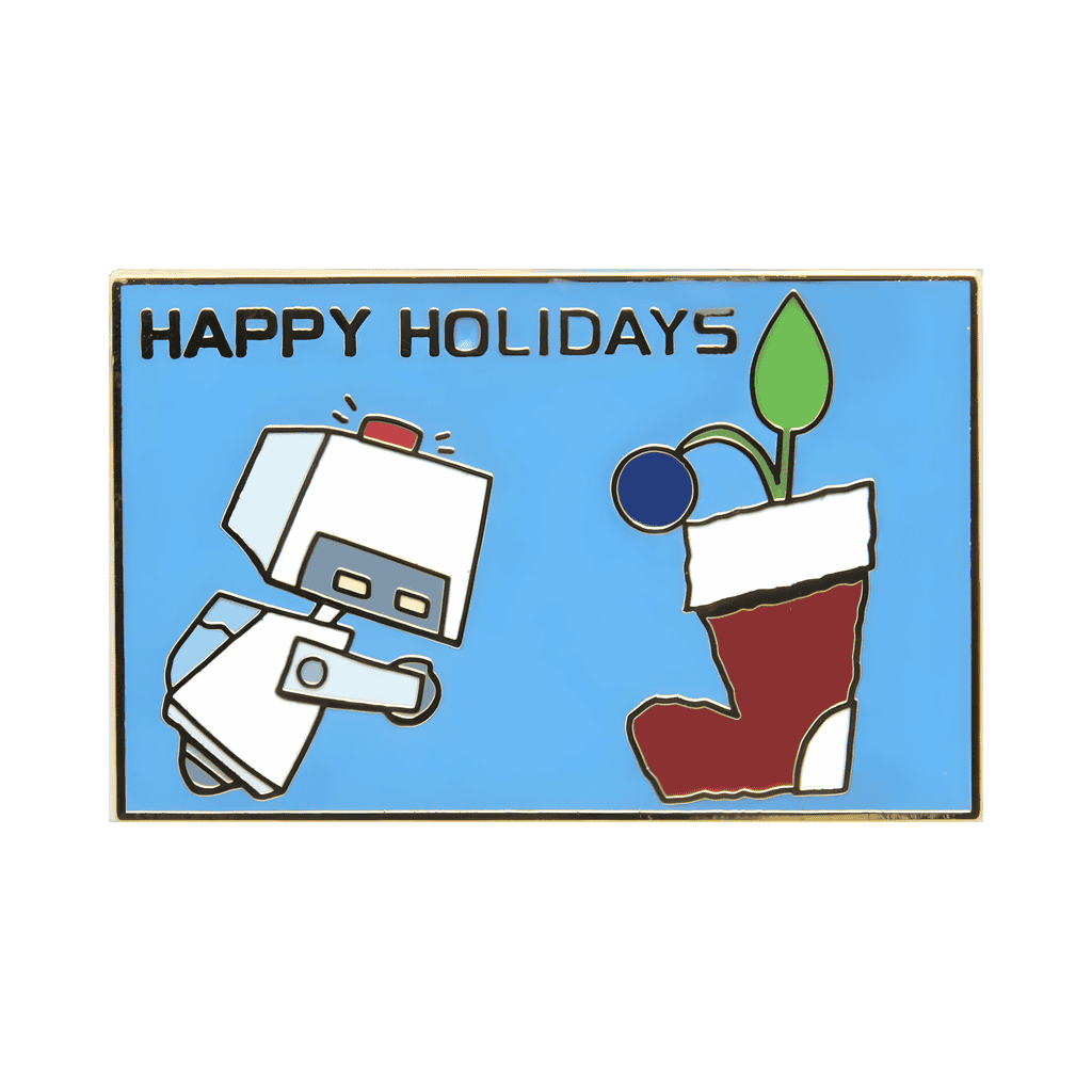 Happy Holidays - M-O with Plant Boot Disney pin