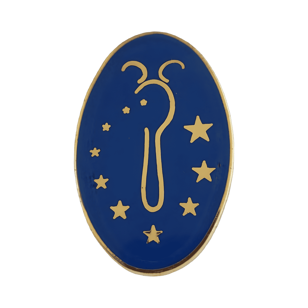 Food Service — Blue Mickey Spoon and Stars Disney pin