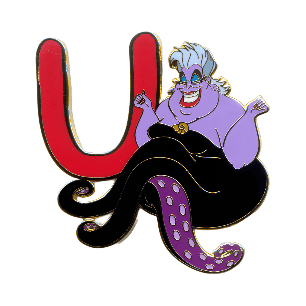 U is for Ursula Disney pin