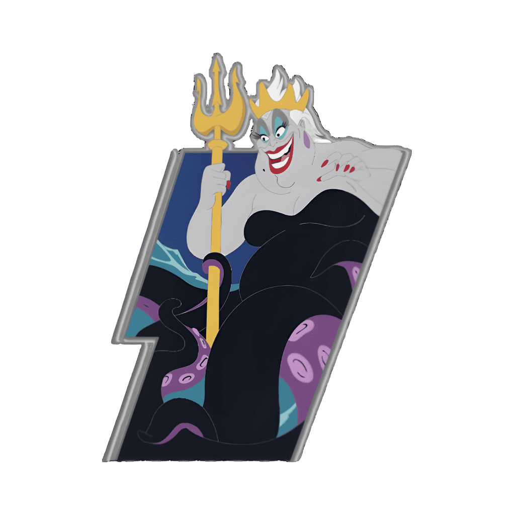 Ursula with Crown and Triton Disney pin
