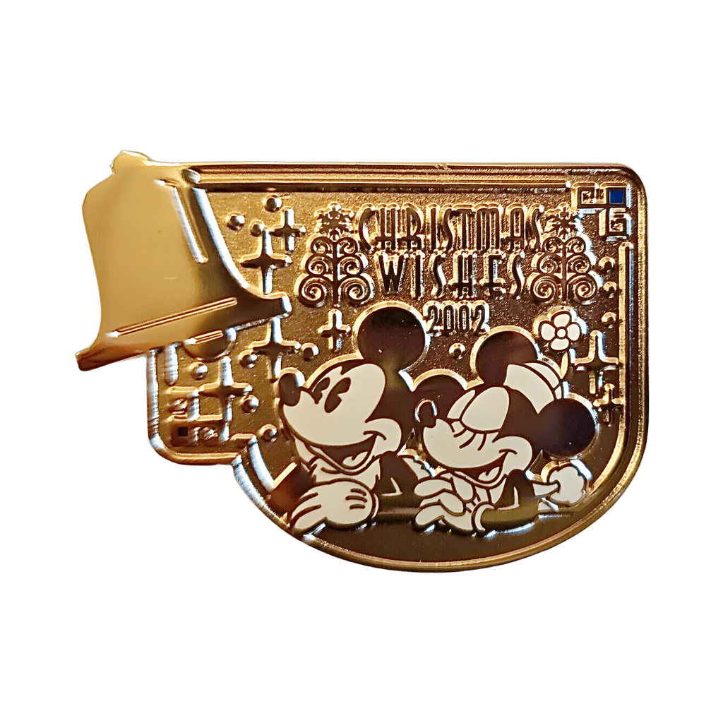 Christmas Wishes Mickey & Minnie (Gold) Disney pin