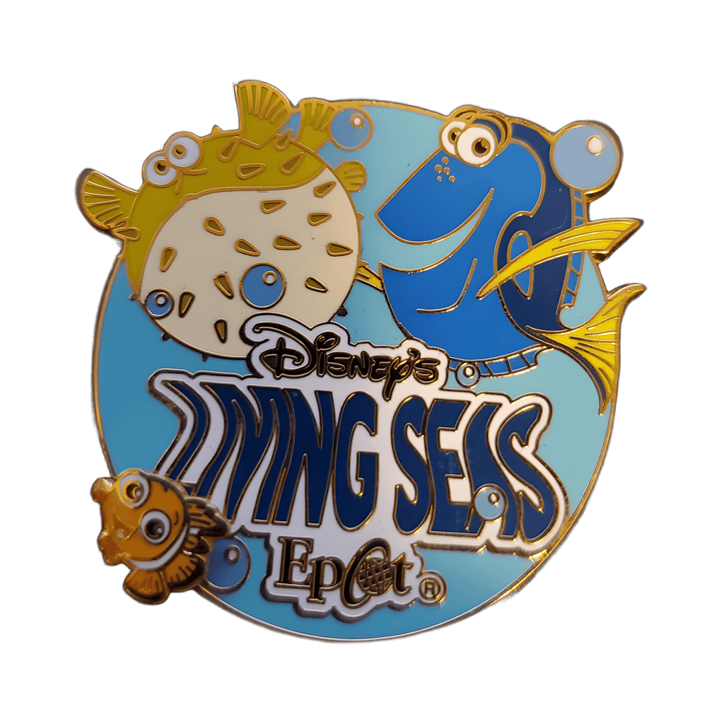 Disney's Living Seas - Epcot - Bloat, Dory, Nemo Disney pin