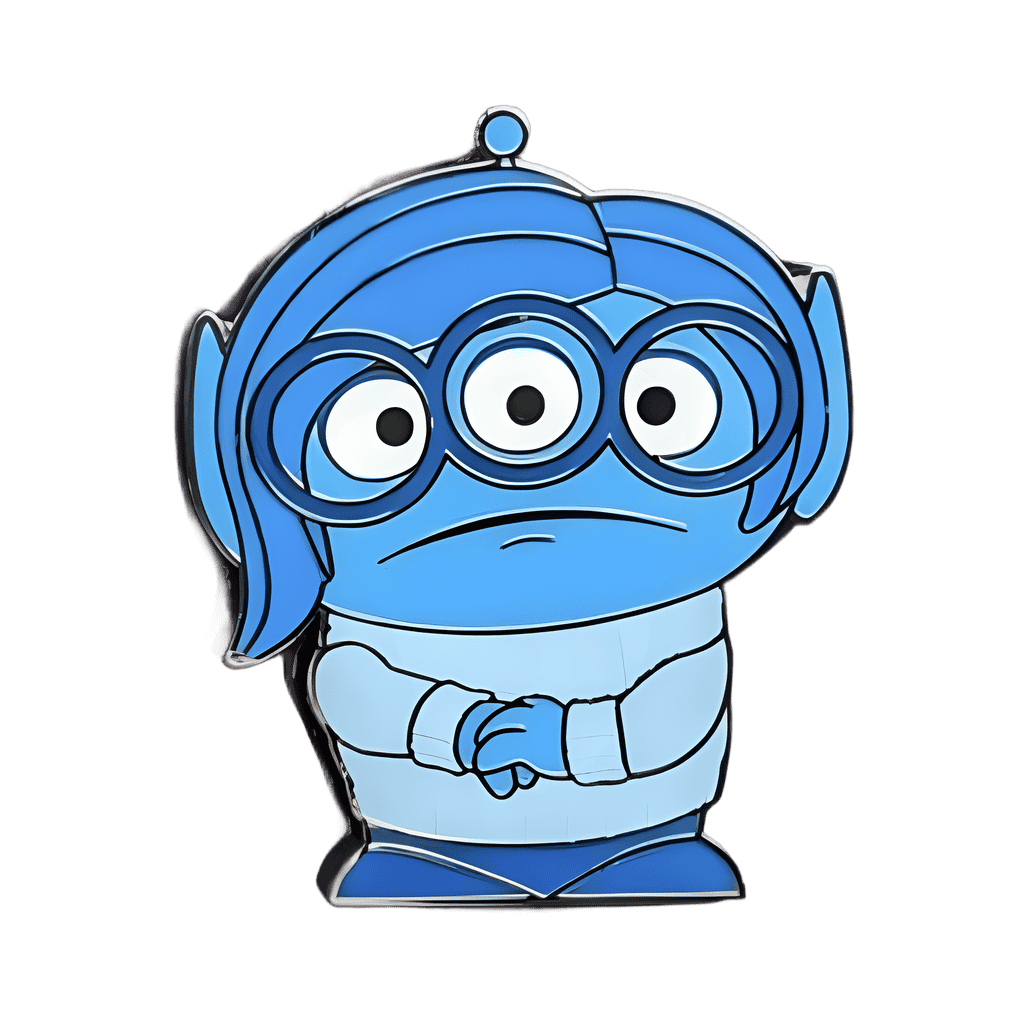Sadness Disney pin